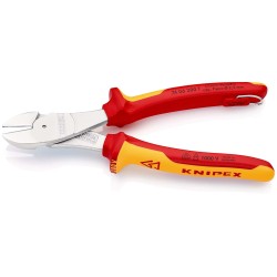 Knipex-Tangen.nl | Kracht-zijsnijtang 74 06 200 T VDE KNIPEX met be...