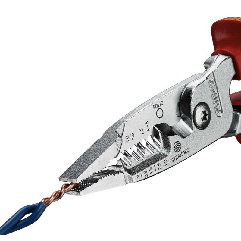 Knipex-Tangen.nl | Elektro Installatietang 13 76 200 ME VDE KNIPEX ...