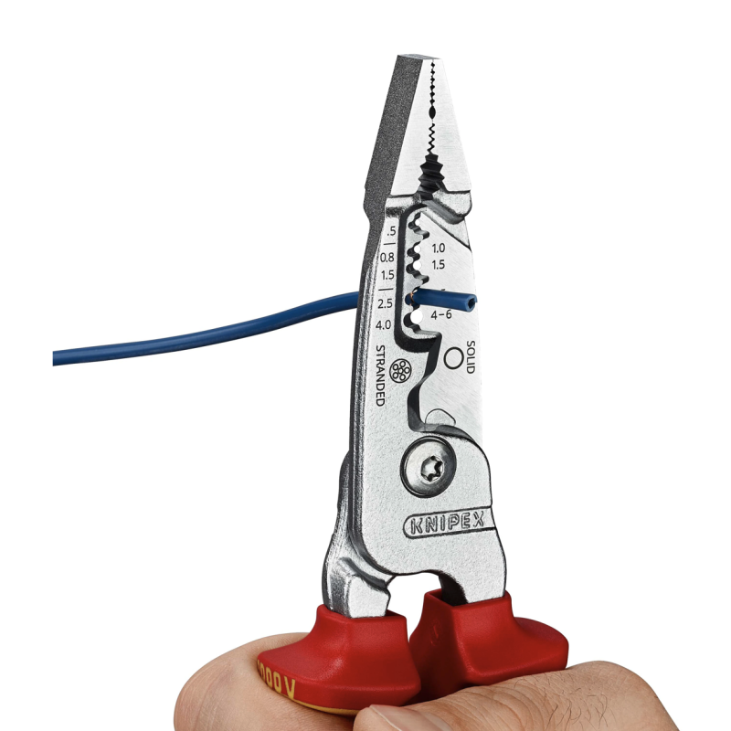 Knipex-Tangen.nl | Elektro Installatietang 13 76 200 ME VDE KNIPEX ...