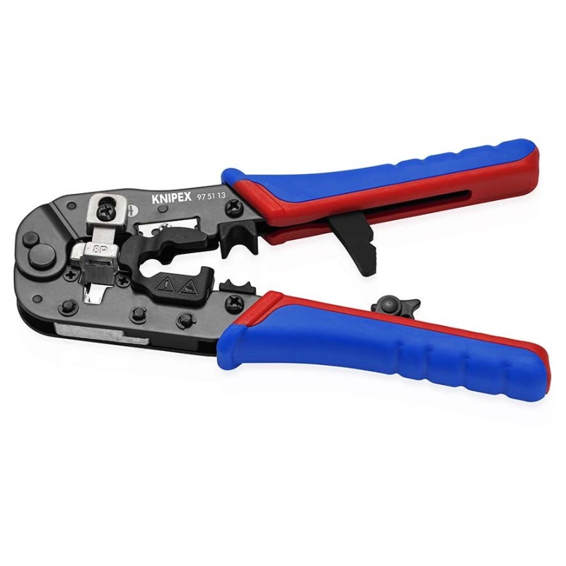 Knipex-Tangen.nl | Krimptang voor Western stekkers 97 51 13 KNIPEX ...
