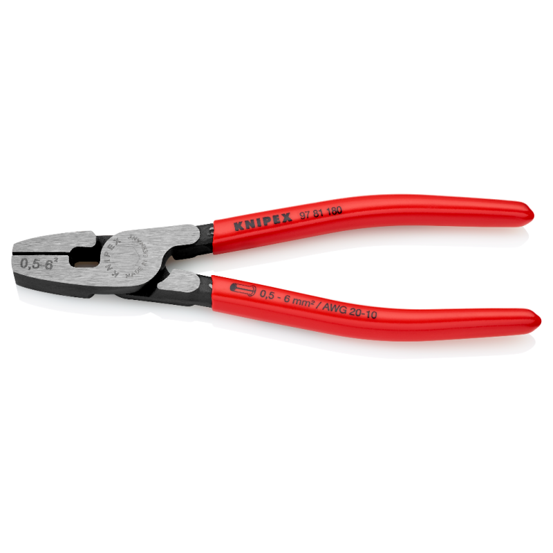 Knipex-Tangen.nl | Adereindhuls krimptang met voorinvoering 97 71 1...