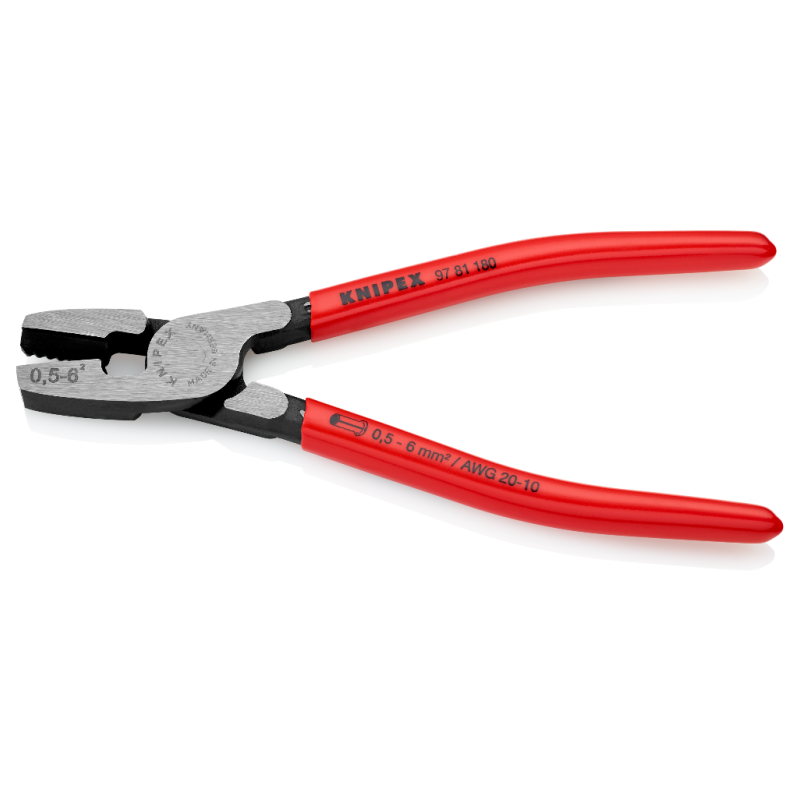 Knipex-Tangen.nl | Adereindhuls krimptang met voorinvoering 97 71 1...