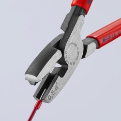 Knipex-Tangen.nl | Adereindhuls krimptang met voorinvoering 97 71 1...
