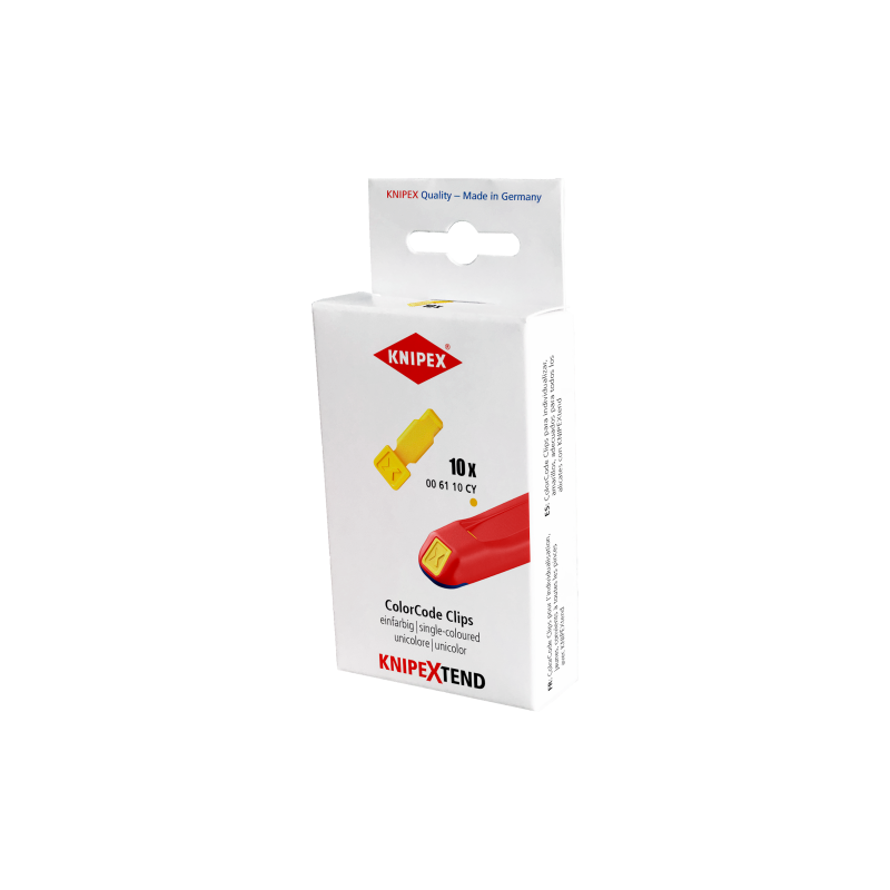 Knipex-Tangen.nl | KnipeXtend ColorCode Clips geel (10 stuks) 00611...
