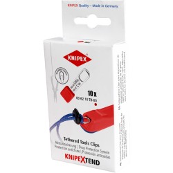 Knipex-Tangen.nl | KnipeXtend TetheredTool Clips (10 stuks) 006210T...