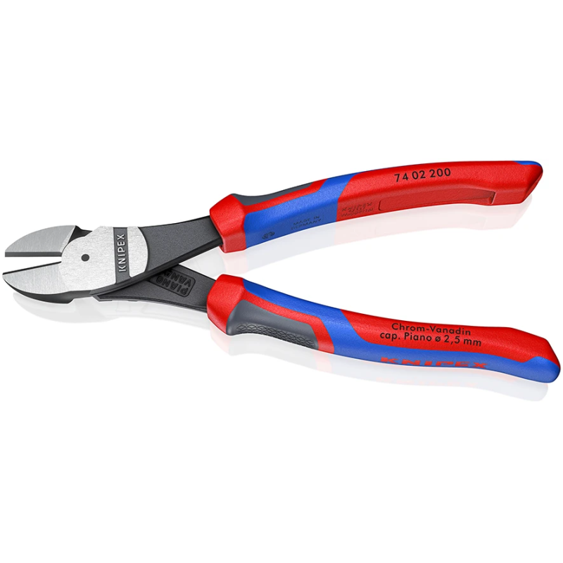 Knipex-Tangen.nl | Kracht-zijsnijtang 74 02 200 KNIPEX 200 mm | 74 ...