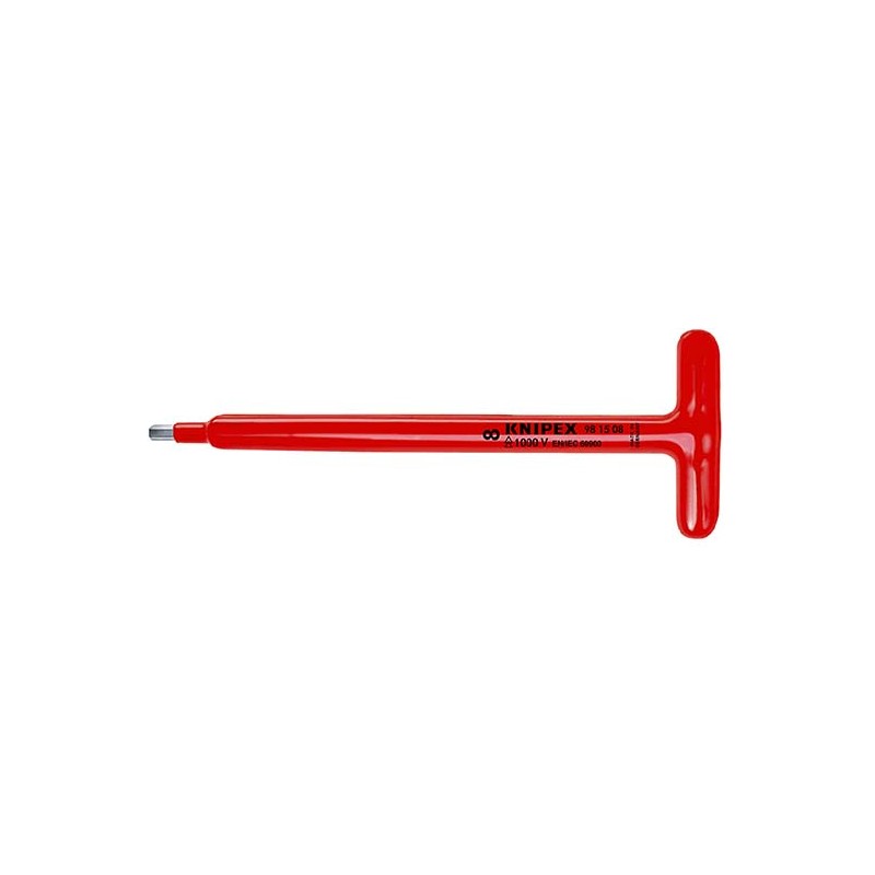 Knipex-Tangen.nl | -greep schroevendraaier voor binnenzeskantschroeven 8 mm VDE 98 15 08 4003773020493