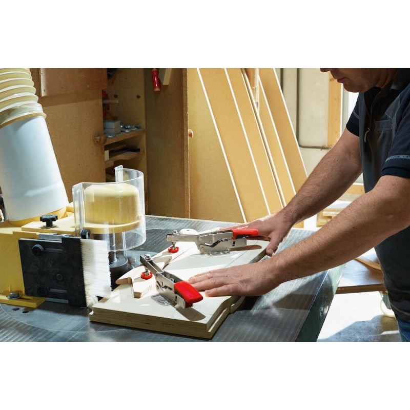 Knipex-Tangen.nl | BESSEY STC-HH50 Horizontale snelspanner met open arm en basisplaat 4008158036755