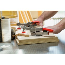 Knipex-Tangen.nl | BESSEY STC-HH50 Horizontale snelspanner met open arm en basisplaat 4008158036755