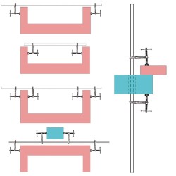 BESSEY Glijbeugel 3101337 met hefboomgreep voor profielmaat SLV