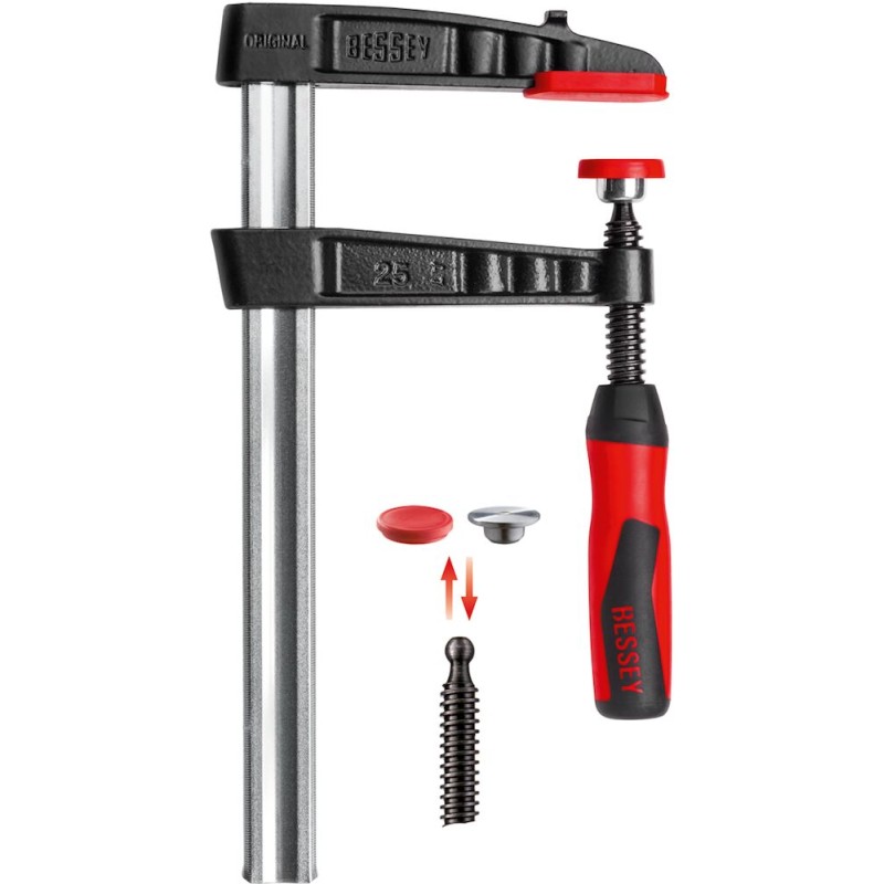 BESSEY TG100S12-2K Lijmtang 1000 mm met 2-componenten handgreep 4008158030135