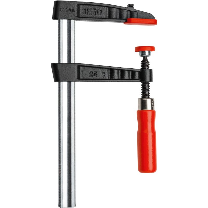 BESSEY TG60S12 Lijmtang 600 mm met houten handgreep 4008158010779