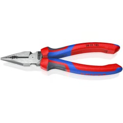 Knipex-Tangen.nl | Spitse kombitang 08 22 185 KNIPEX-Geatramenteerd...