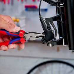 Knipex-Tangen.nl | Spitse kombitang 08 22 185 KNIPEX-Geatramenteerd...