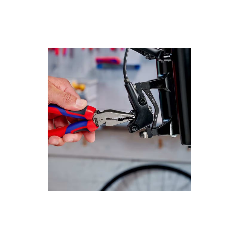 Knipex-Tangen.nl | Spitse kombitang 08 22 185 KNIPEX-Geatramenteerd...