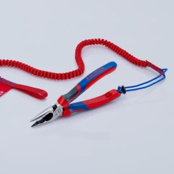 Knipex-Tangen.nl | Spitse kombitang 08 22 185 KNIPEX-Geatramenteerd...