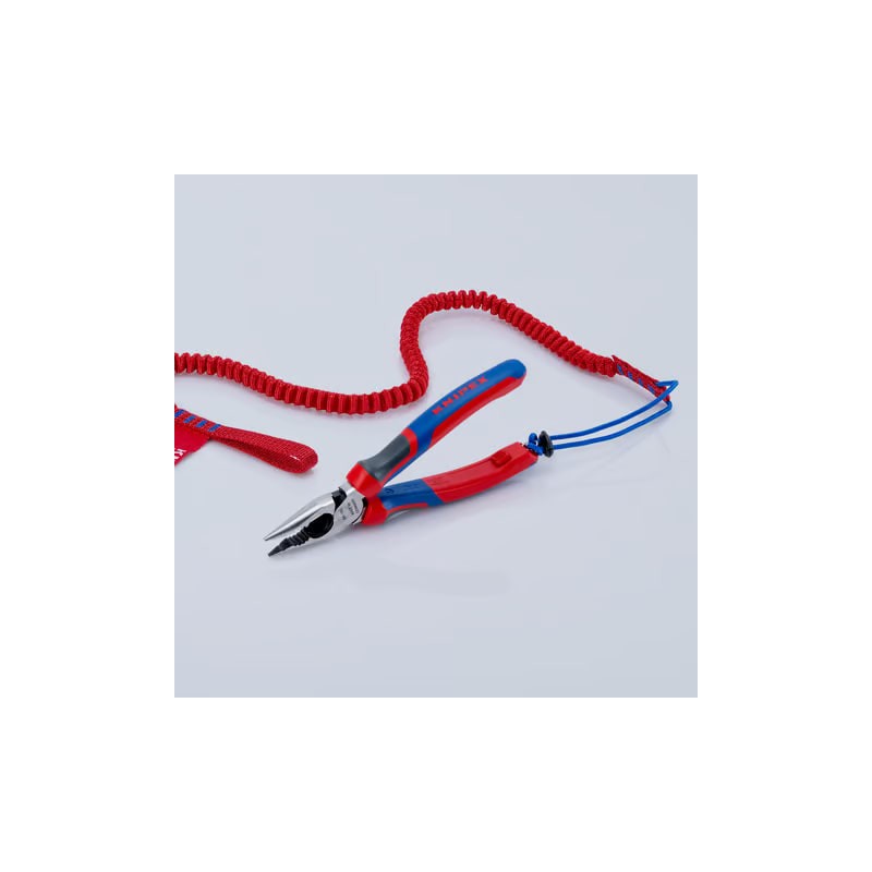 Knipex-Tangen.nl | Spitse kombitang 08 22 185 KNIPEX-Geatramenteerd...