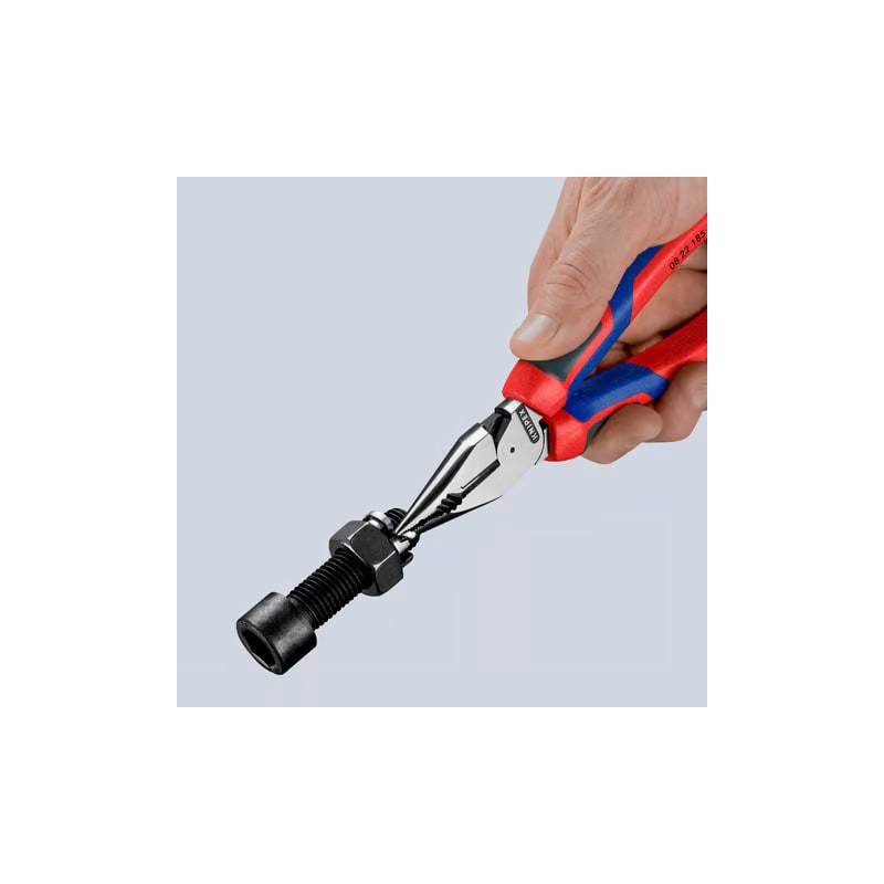Knipex-Tangen.nl | Spitse kombitang 08 22 185 KNIPEX-Geatramenteerd...
