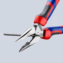 Knipex-Tangen.nl | Spitse kombitang 08 22 185 KNIPEX-Geatramenteerd...