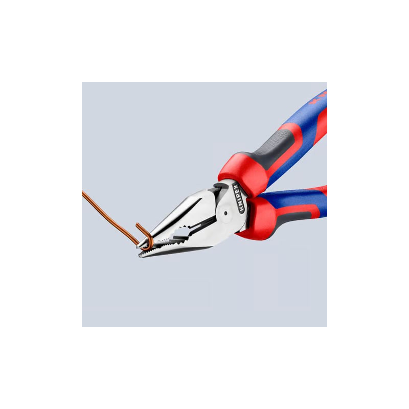 Knipex-Tangen.nl | Spitse kombitang 08 22 185 KNIPEX-Geatramenteerd...