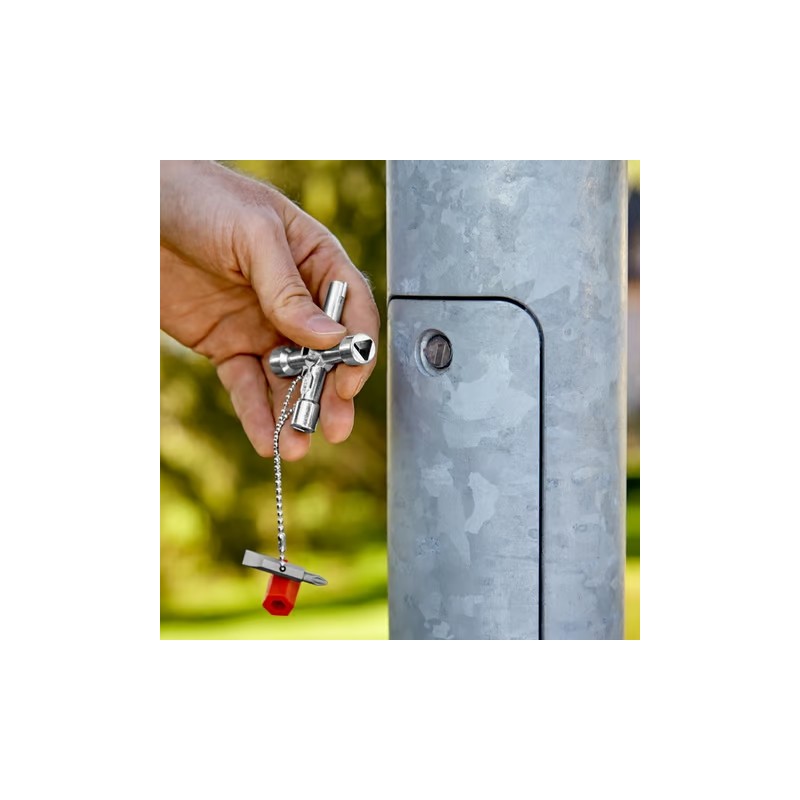 KNIPEX Schakelkastsleutel met Philips en Sleuf bit