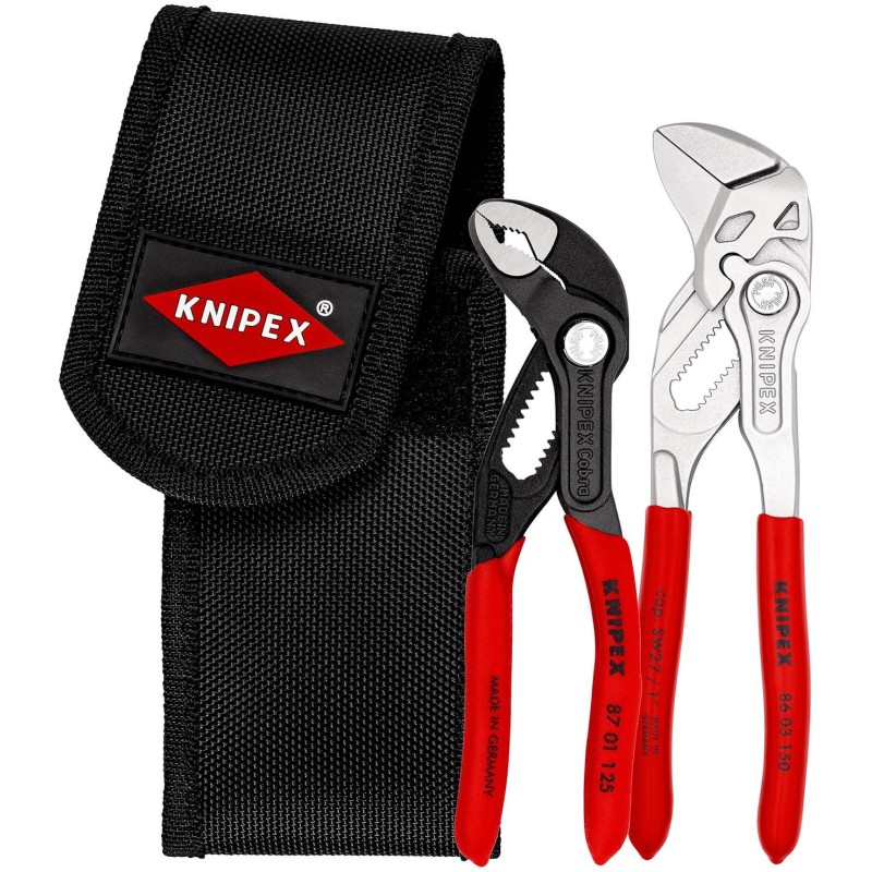 KNIPEX Cobra®Waterpomptang plus sleuteltang in set