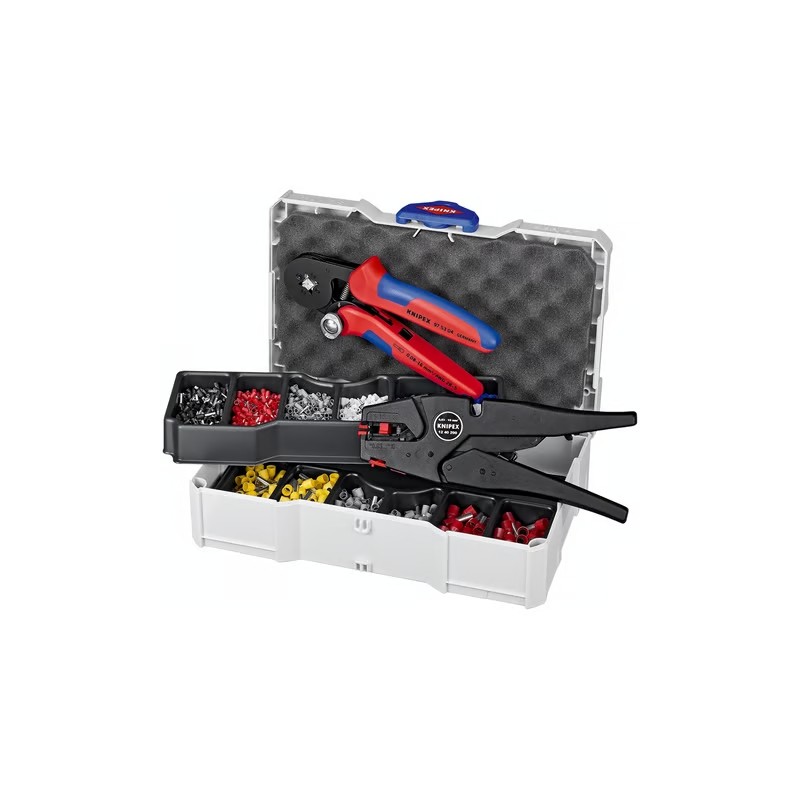 KNIPEX Adereindhuls-assortiment in box incl. tangen 97 90 10