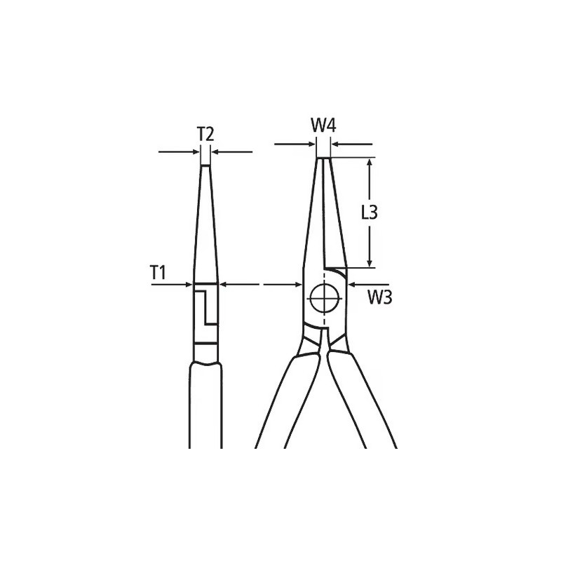 Telefoon tang 26 17 200 VDE KNIPEX