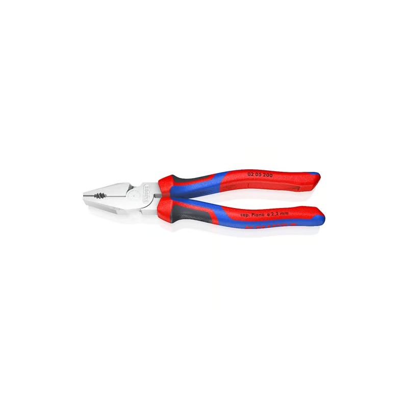 Knipex-Tangen.nl | Kracht-Kombitang 02 05 200 KNIPEX-verchroomd | 0...