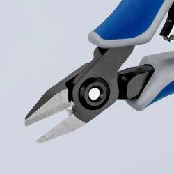 Precisie elektronica-zijsnijtang 79 42 125 Z KNIPEX