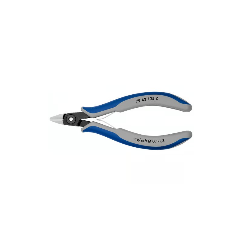 Precisie elektronica-zijsnijtang 79 42 125 Z KNIPEX