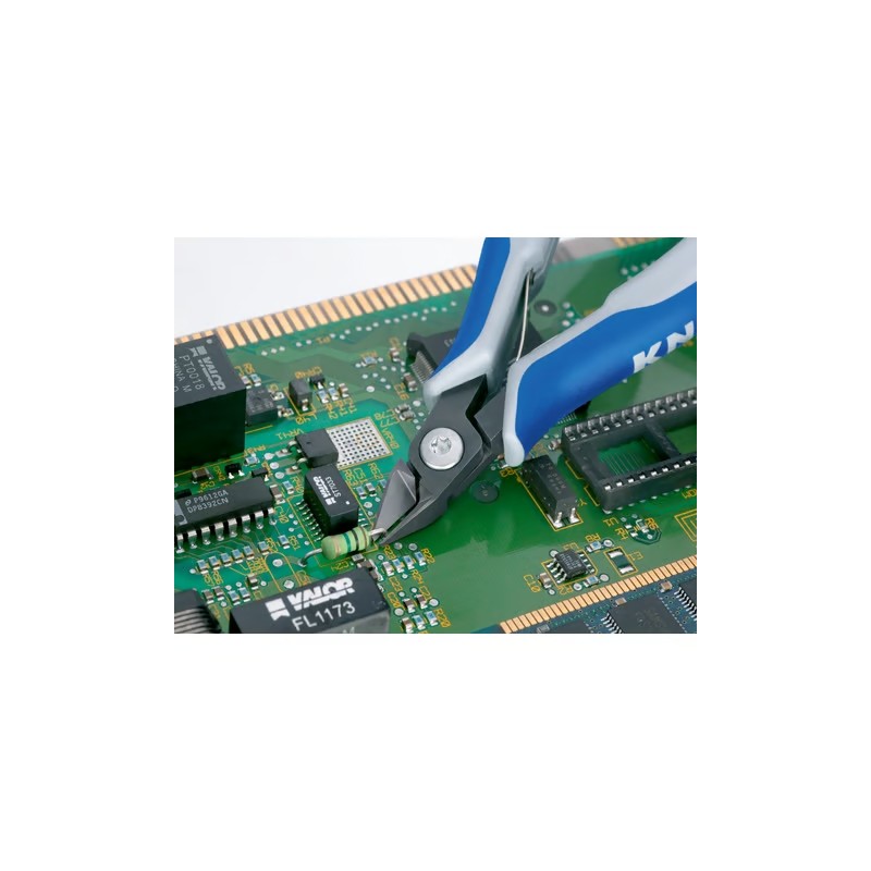 Precisie elektronica-zijsnijtang 79 42 125 Z KNIPEX