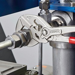 Knipex-Tangen.nl | Sleuteltang 180 mm twee componenten handgreep KN...