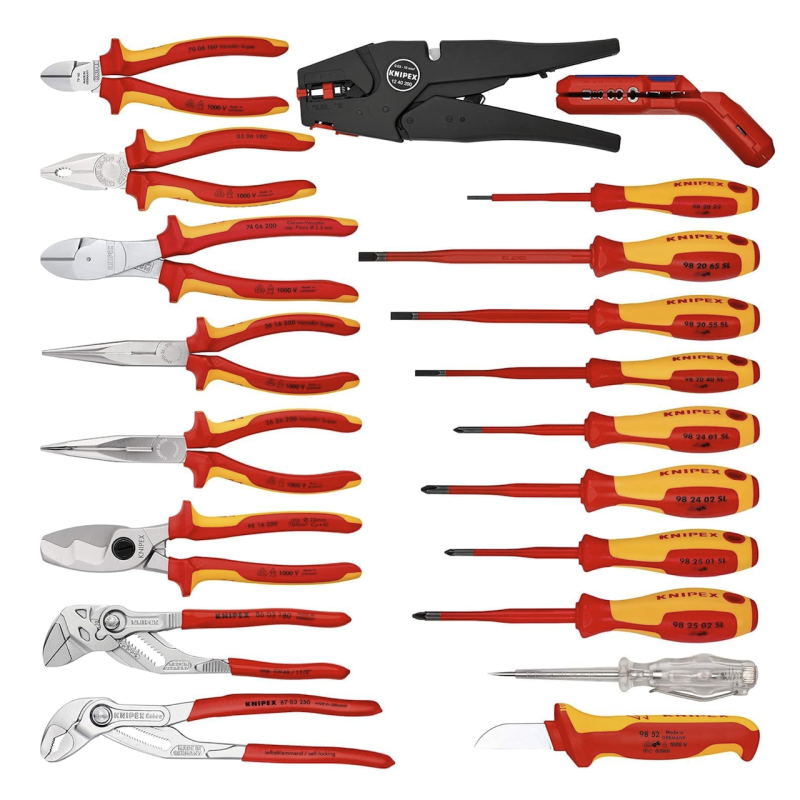 KNIPEX  00 21 20  Koffer "Vision24" Electro 20-delig 4003773052166