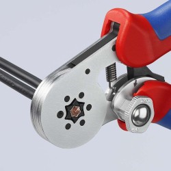 Krimptang zij-invoering 6-kant 97 55 14 KNIPEX-Verchroomd