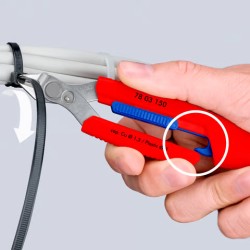 KNIPEX Slim Knips in gereedschapshouder Fijne kniptang