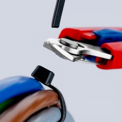 KNIPEX Slim Knips in gereedschapshouder Fijne kniptang