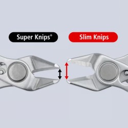 KNIPEX Slim Knips in gereedschapshouder Fijne kniptang