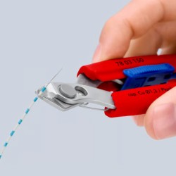 KNIPEX Slim Knips in gereedschapshouder Fijne kniptang