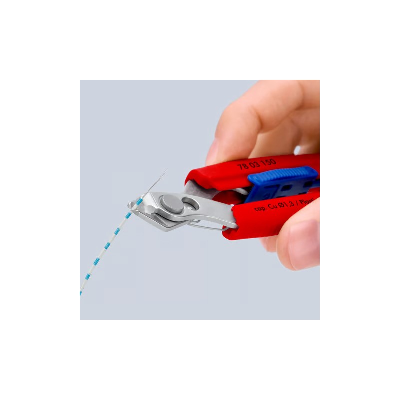 KNIPEX Slim Knips in gereedschapshouder Fijne kniptang